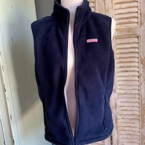 Vineyard Vines fleece vest. Blue